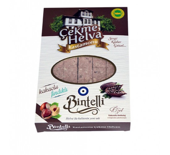 Bintelli Kakaolu Fındıklı Çekme Helva (V) 250 gr